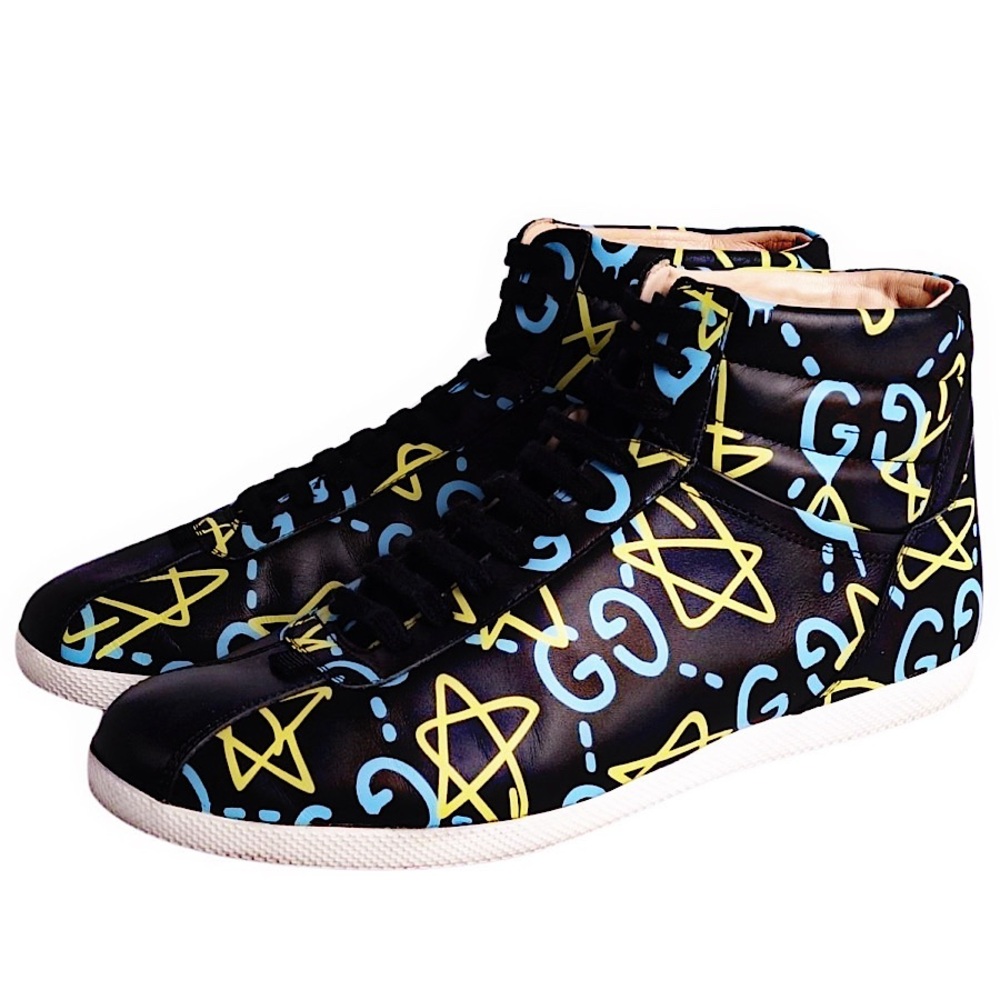 Authentic Gucci “Gucci Ghost” Mint Condition High… - image 2